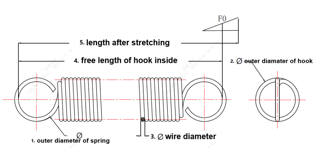 Extension springs
