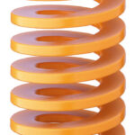 Different colored die springs